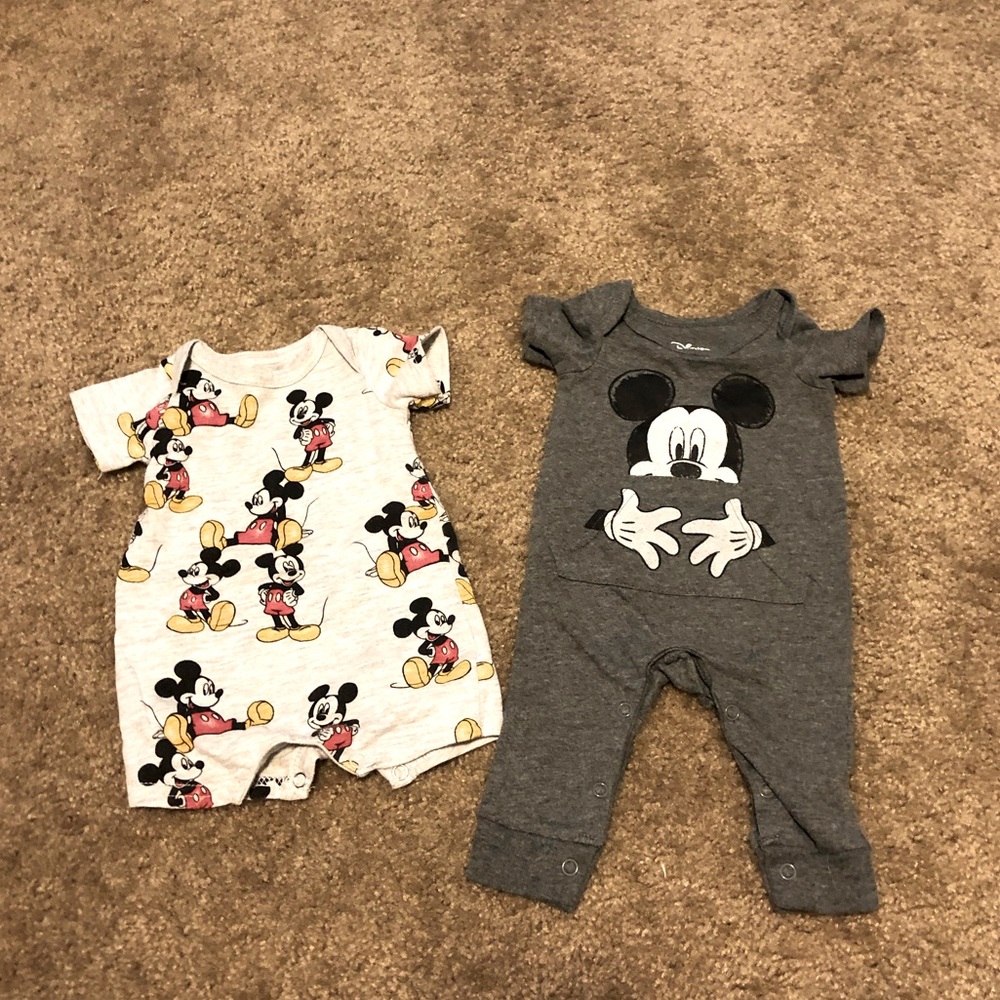 2 Disney Mickey onesies